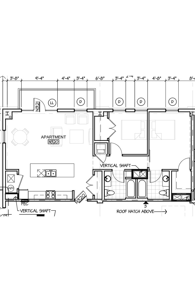 Slowdown Apartments 320 Floor Plan